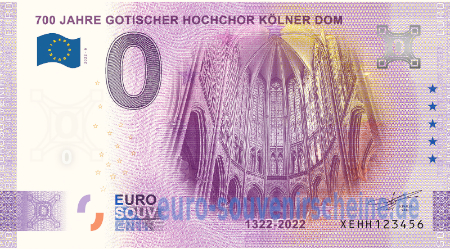 XEHH-2022-6 700 JAHRE GOTISCHER HOCHCHOR KÖLNER DOM 