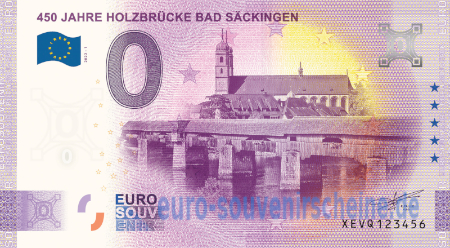 XEVQ-2022-1 450 JAHRE HOLZBRÜCKE BAD SÄCKINGEN 